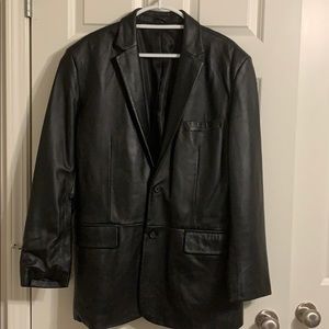 🎉🎉 HOST PICK 🎉 Alfani I 100% Genuine Leather Lined Jacket